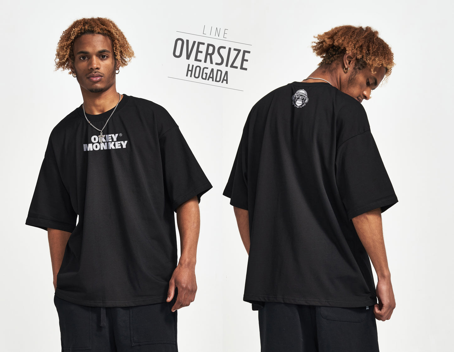 CAMISETA CORTE CUADRADO OVERSIZE UNISEX 240 G